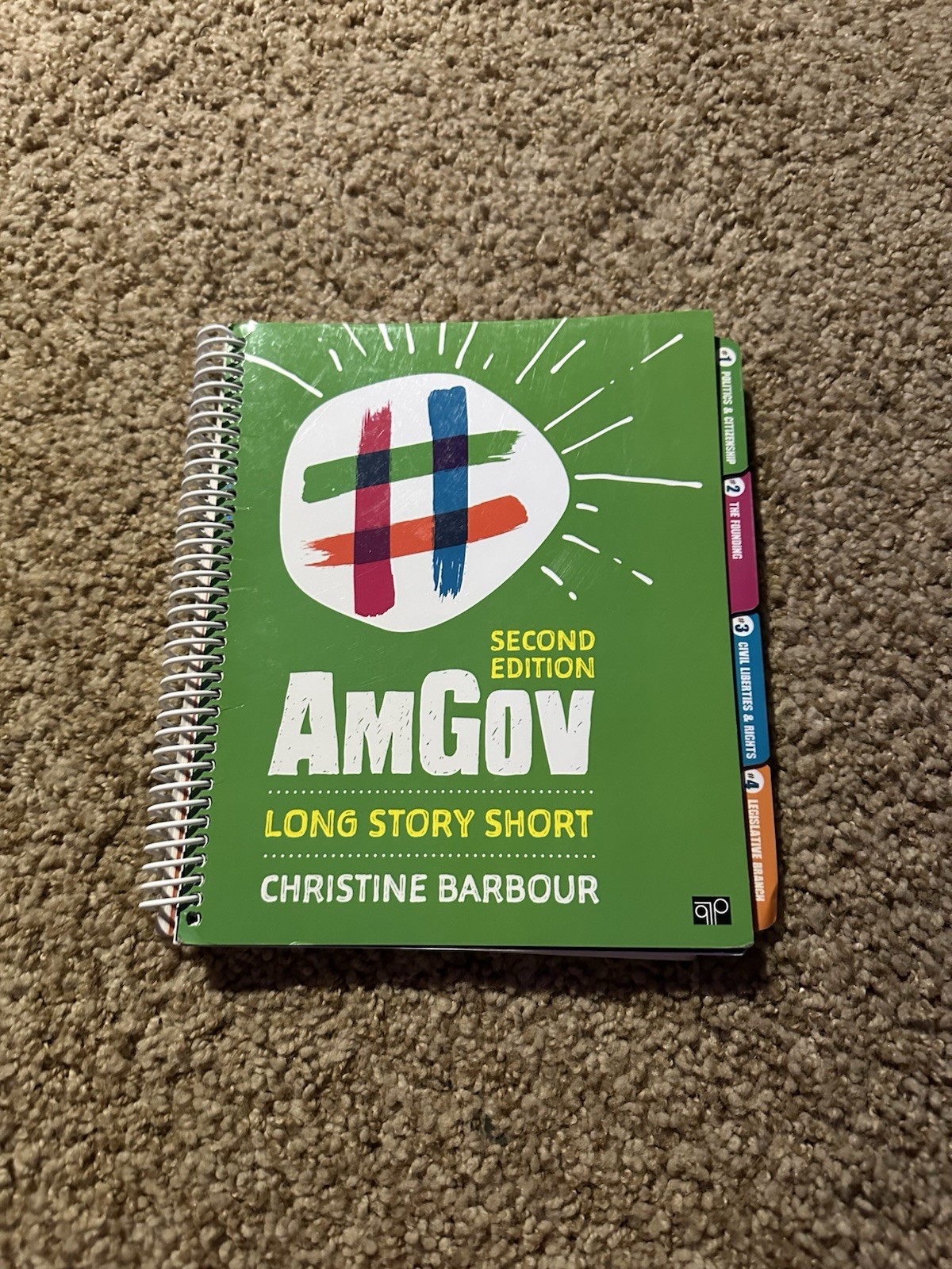 AmGov : Long Story Short by Christine Barbour (2021, Spiral)