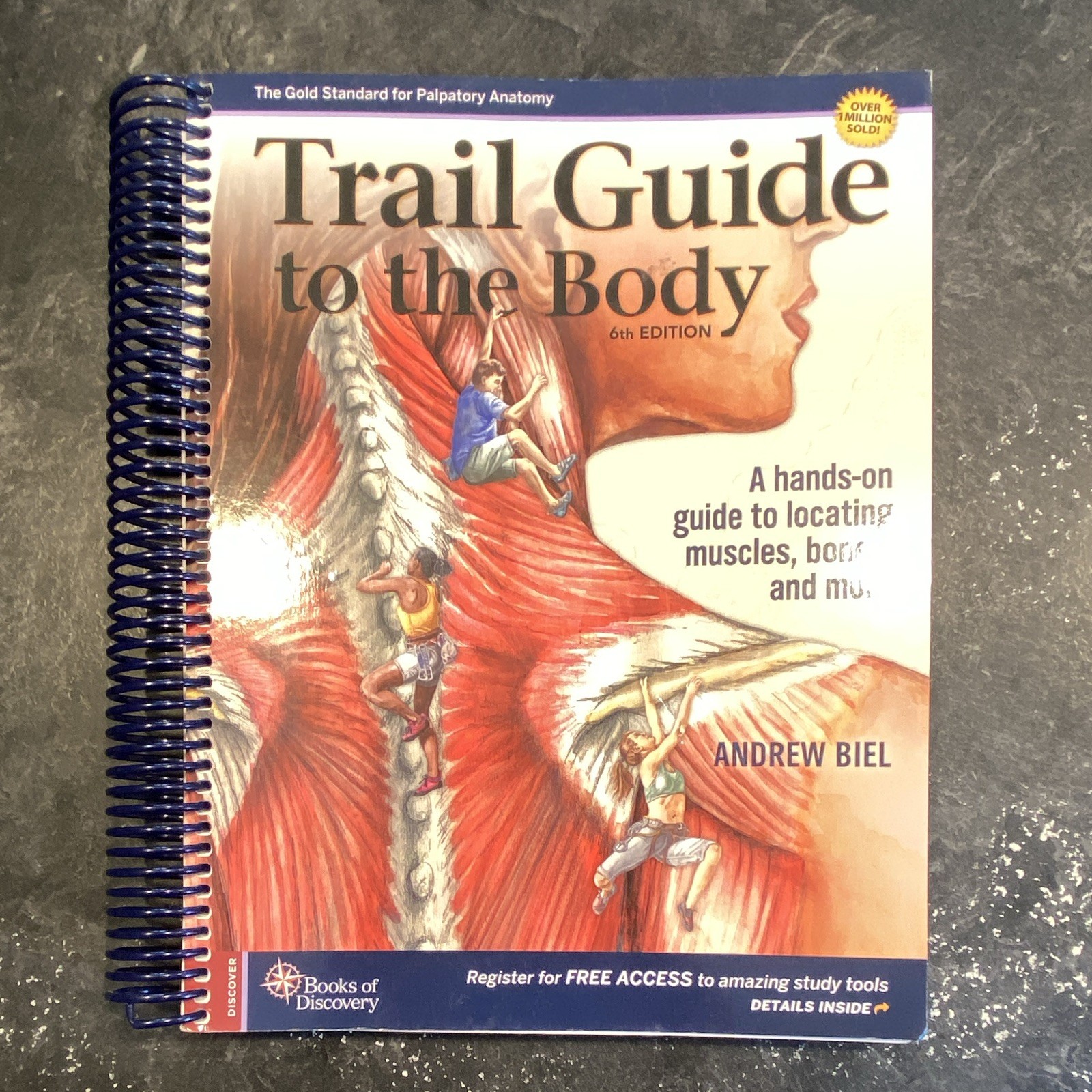 Books of Discovery Trail Guide to the Body 6th Ed Spiral Textbook Andrew Biel