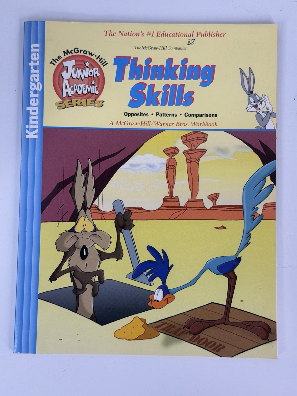 Warner Brothers Thinking Skills Kindergarten Workbook 1999 McGraw Hill New