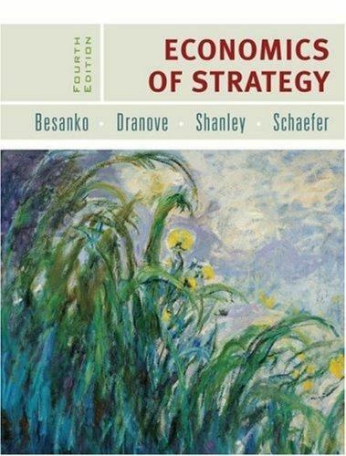Economics of Strategy by David Besanko, David Dranove, Mark Shanley, Scott Scha
