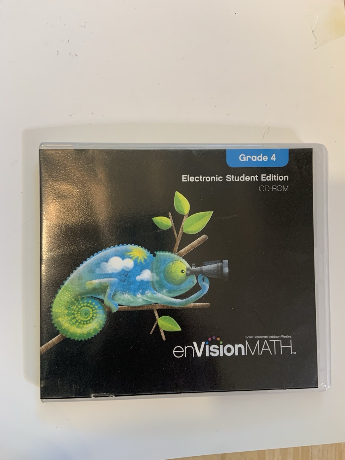 4th Grade enVision Electronic STUDENT EDITION CD-ROM -Hard Case (2009, Pearson)