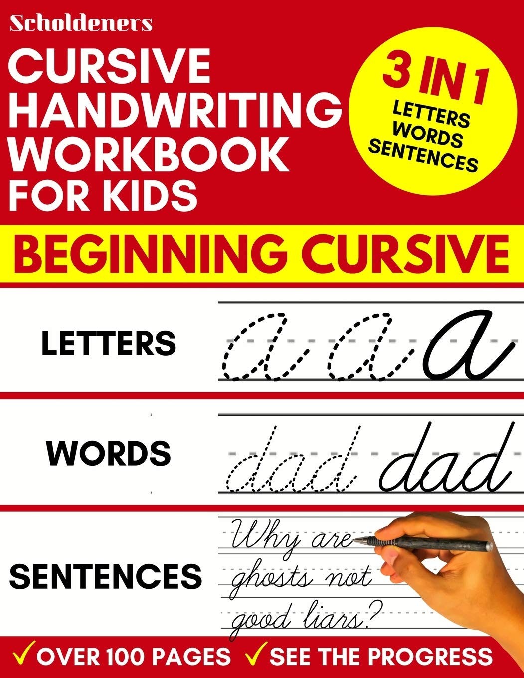 Cursive Handwriting Workbook for Kids: 3-in-1 Writing Practice Book to Maste…