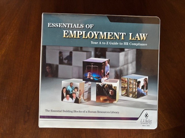 Essentials of Employment Law, J.J.Keller, Feb 2023, 227-M (44169), 3-ring binder