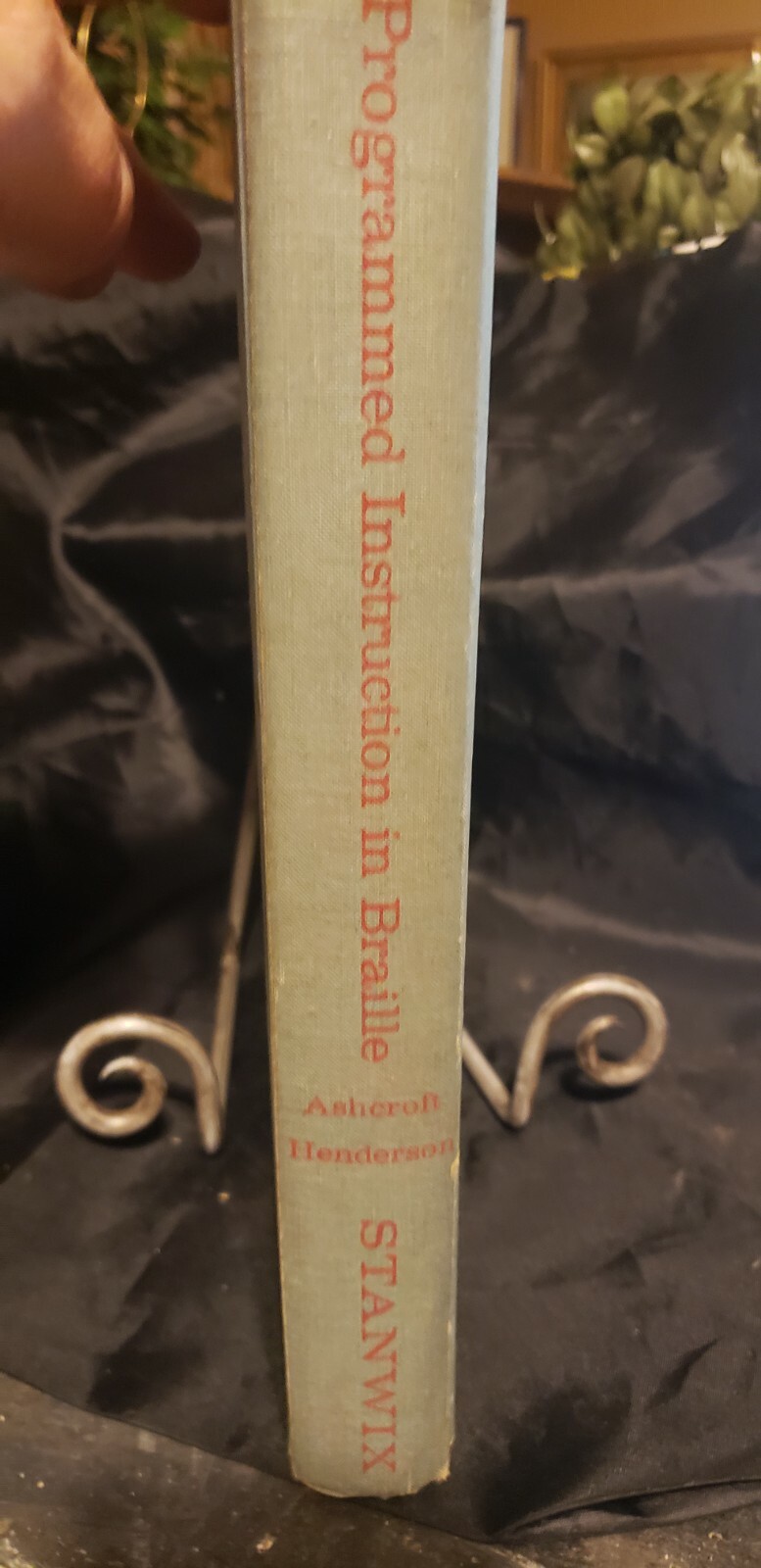 PROGRAMMED INSTRUCTION IN BRAILLE, By S. C Ashcroft Henderson HB