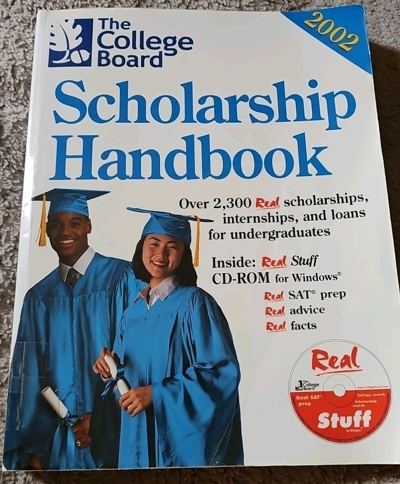 College Board Guide Scholarship Handbook 2002 Paperback Ex Library