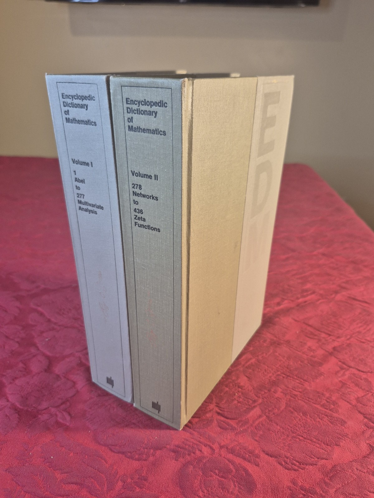 Encyclopedic Dictionary of Mathematics – 2 Vol – Mathematical Society of Japan