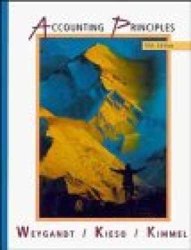 Accounting Principles – Hardcover, by Weygandt Jerry J.; Kieso – Very Good