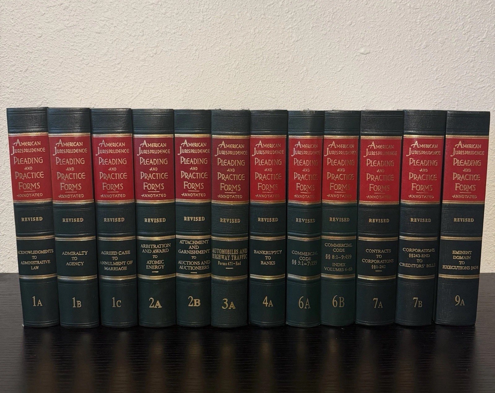 American Jurisprudence Pleading & Practice Forms Annotated Law Book Lot 24 Vol