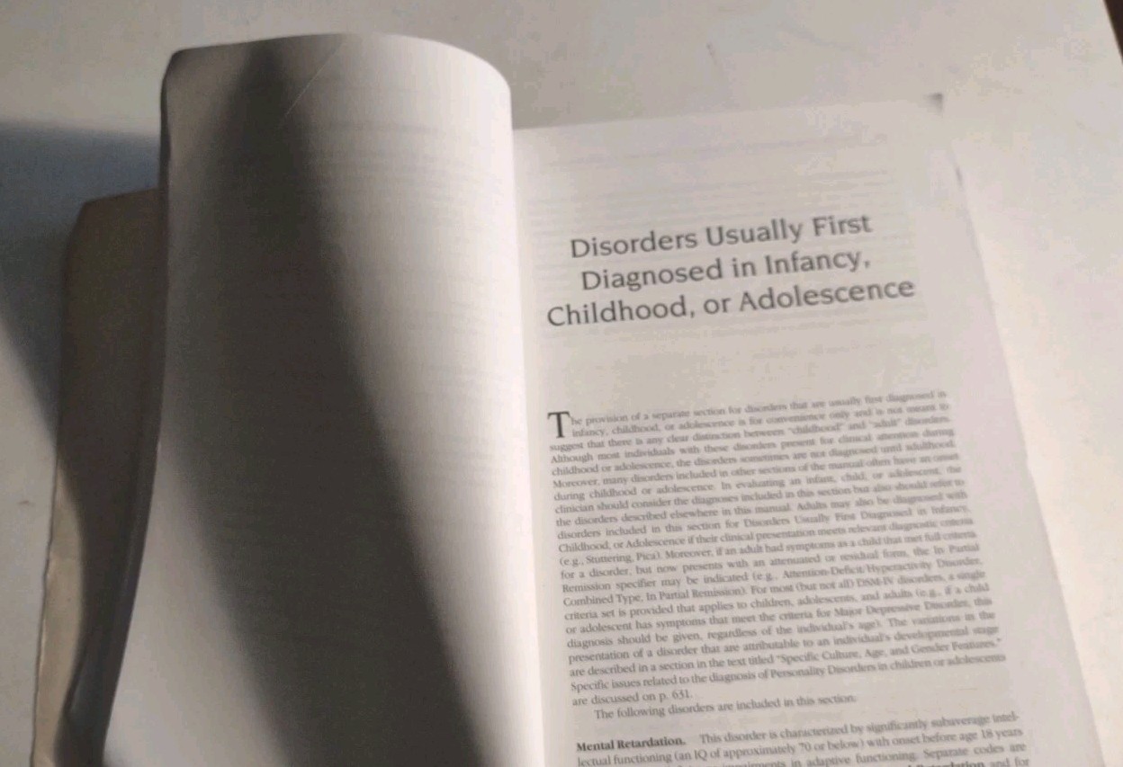 Diagnostic & Statistical Paperback Book by American Psychiatric Association.