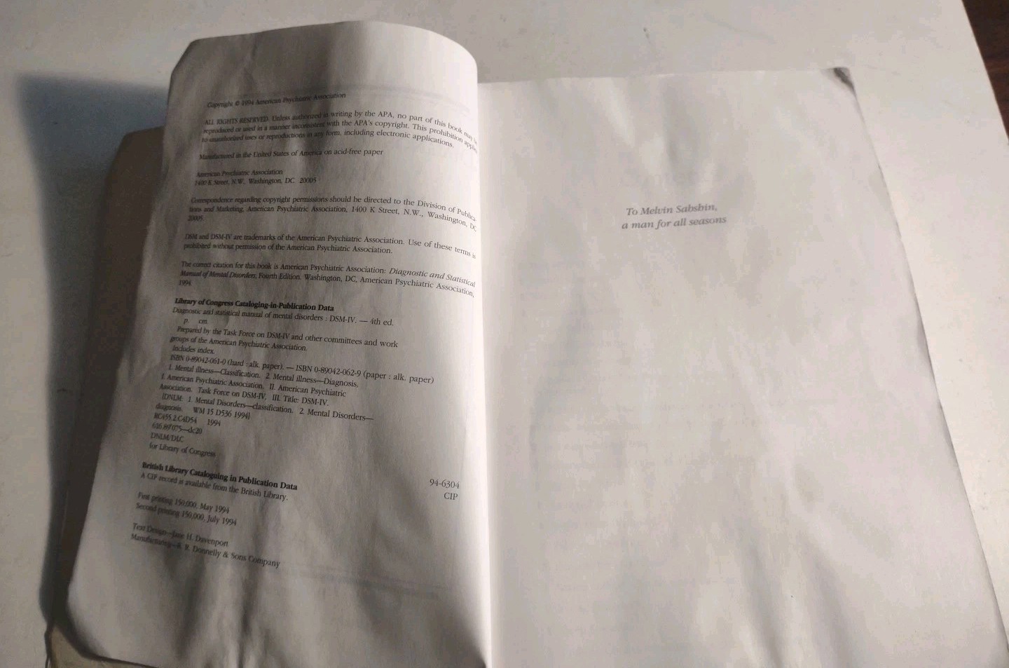 Diagnostic & Statistical Paperback Book by American Psychiatric Association.