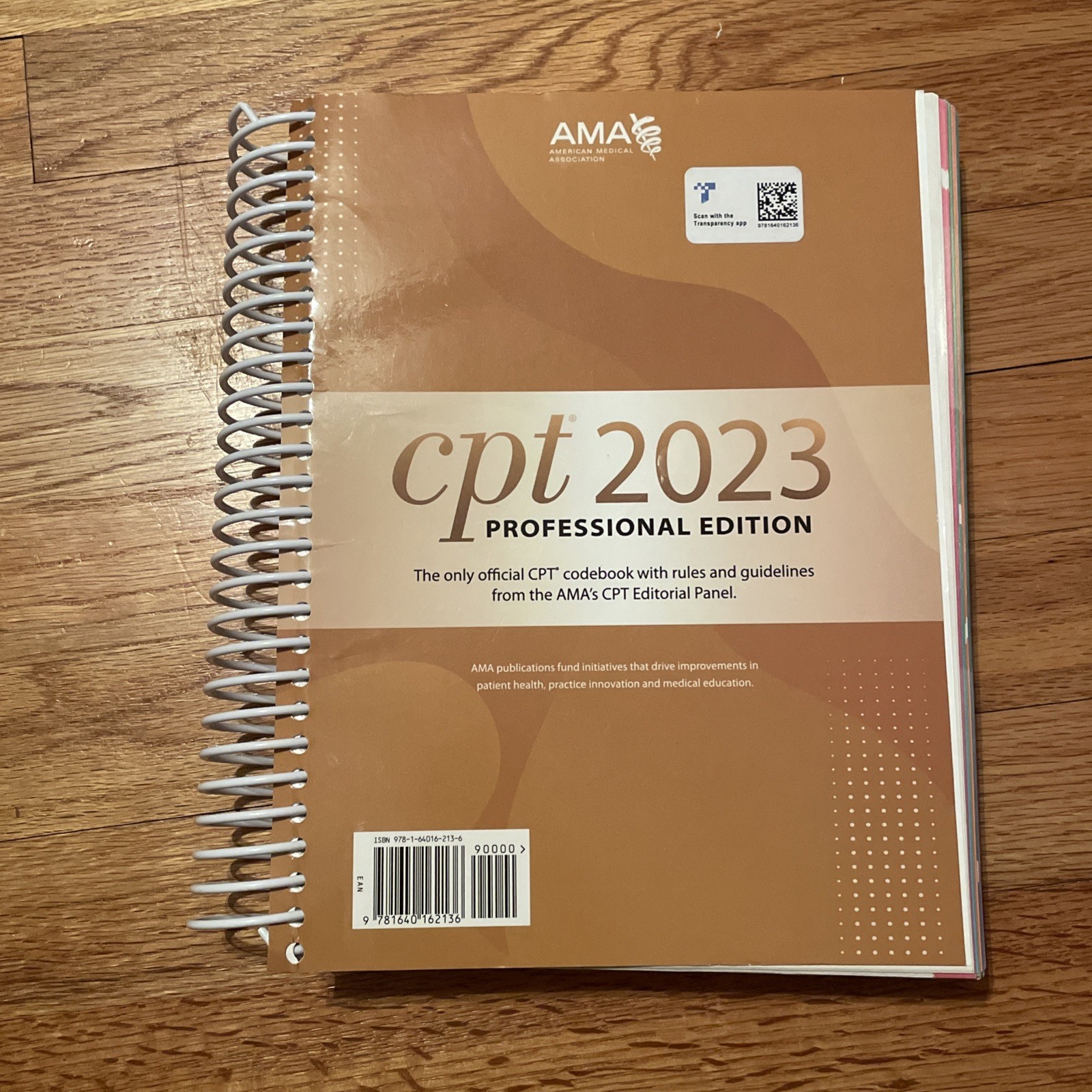 CPT 2023 Professional Edition AMA Spiralbound Code Book