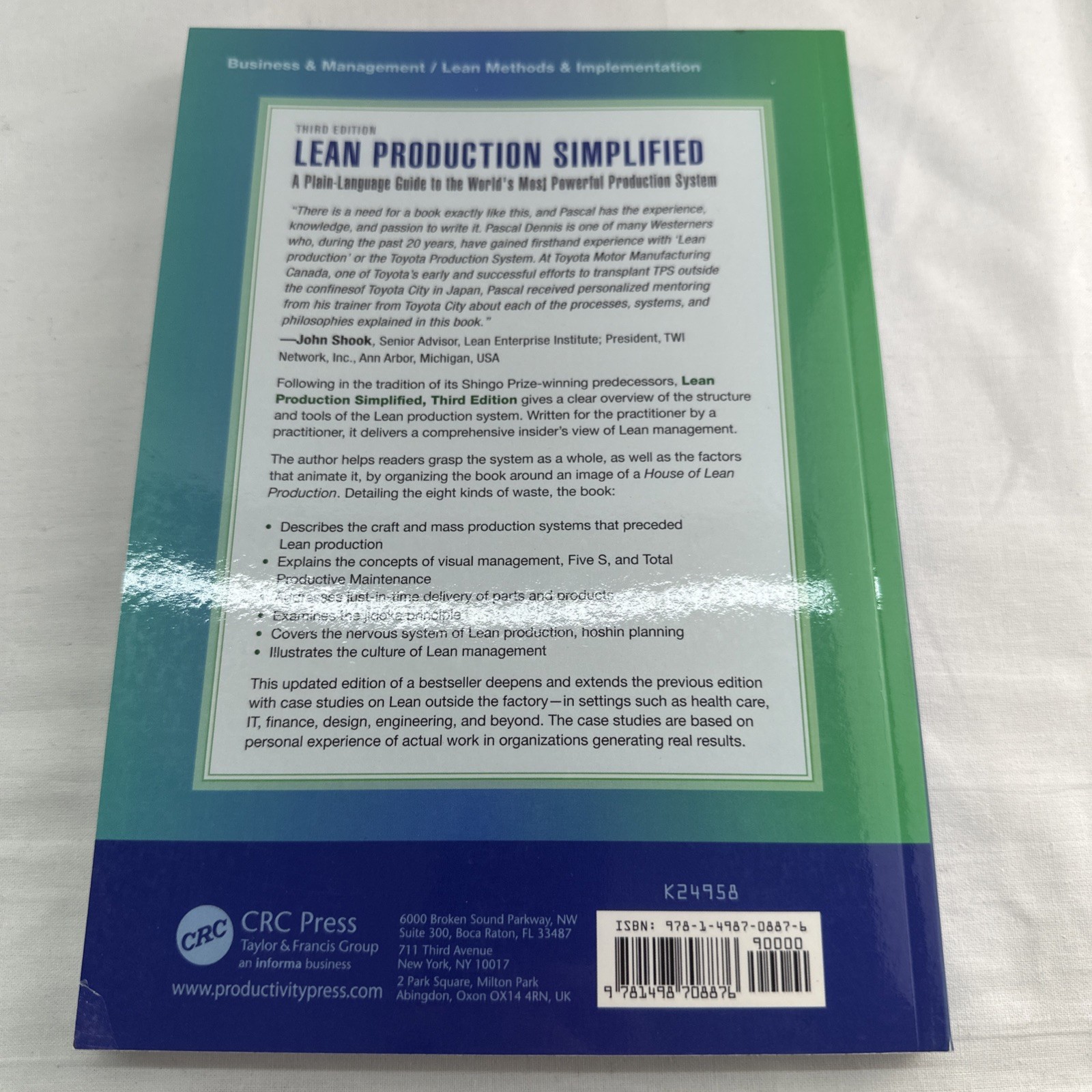 Lean Production Simplified, Third Edition: A Plain-Language Guide to – VERY GOOD