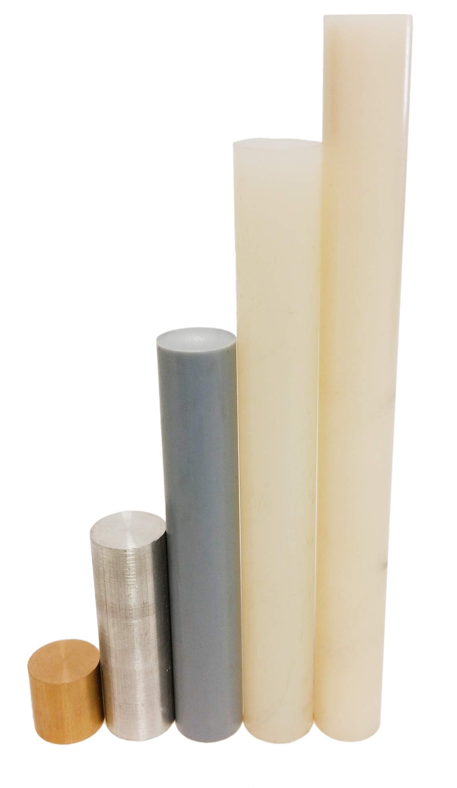 DNRDST-05 Density Rod Set – Five Equal-Mass Rods of Different Materials