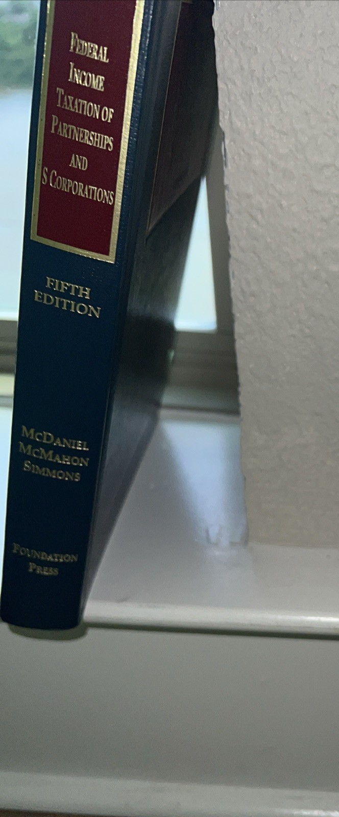 Federal Income Taxation of Partnerships and S Corporation, 2012
