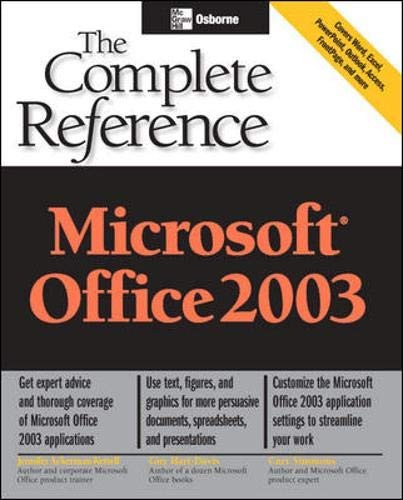Microsoft Office 2003: The Complete Reference (Osborne Complete