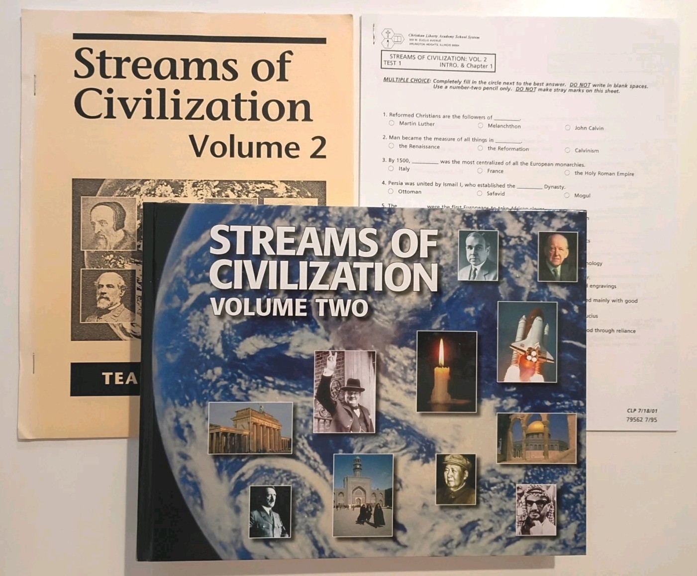Streams Of Civilization Volume 2 Textbook Tests Teacher’s Manual Homeschool Book