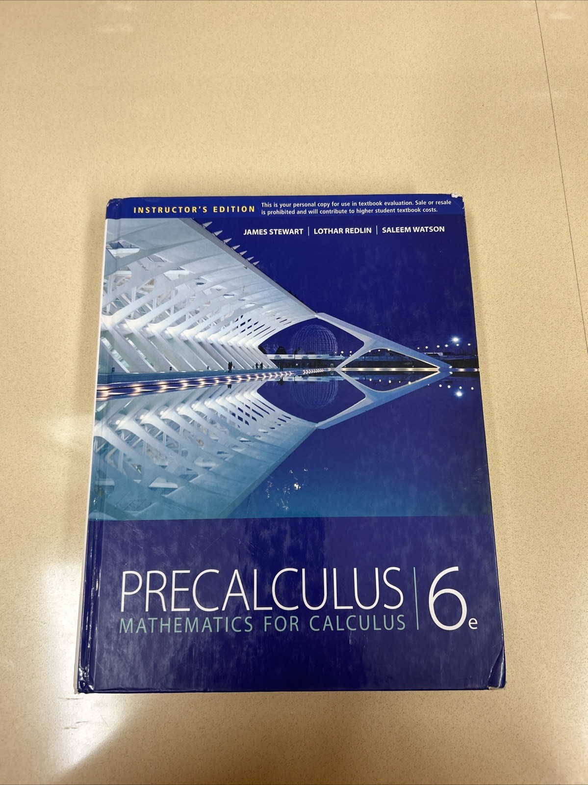 Precalculus: Mathematics for Calculus 6e. Instructors Edition