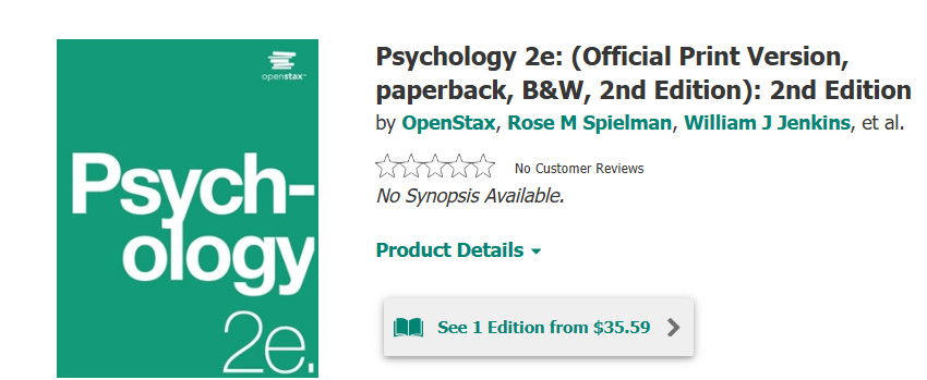Psychology 2e 2nd Edition by OpenStax, Rose M Spielman, William J Jenkins,