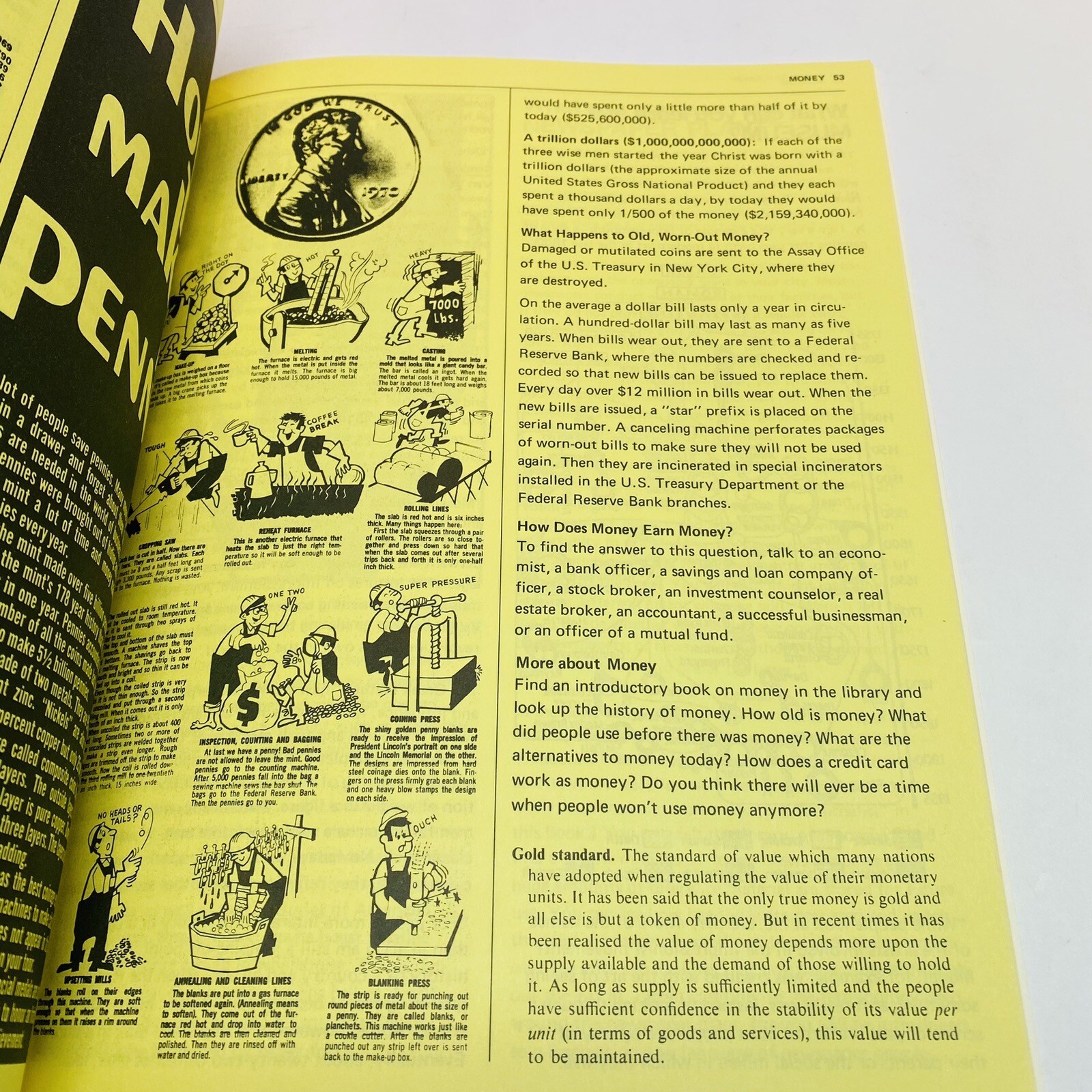 Yellow Pages of Learning Resources Soft Cover Area Code 800 1972 Vtg