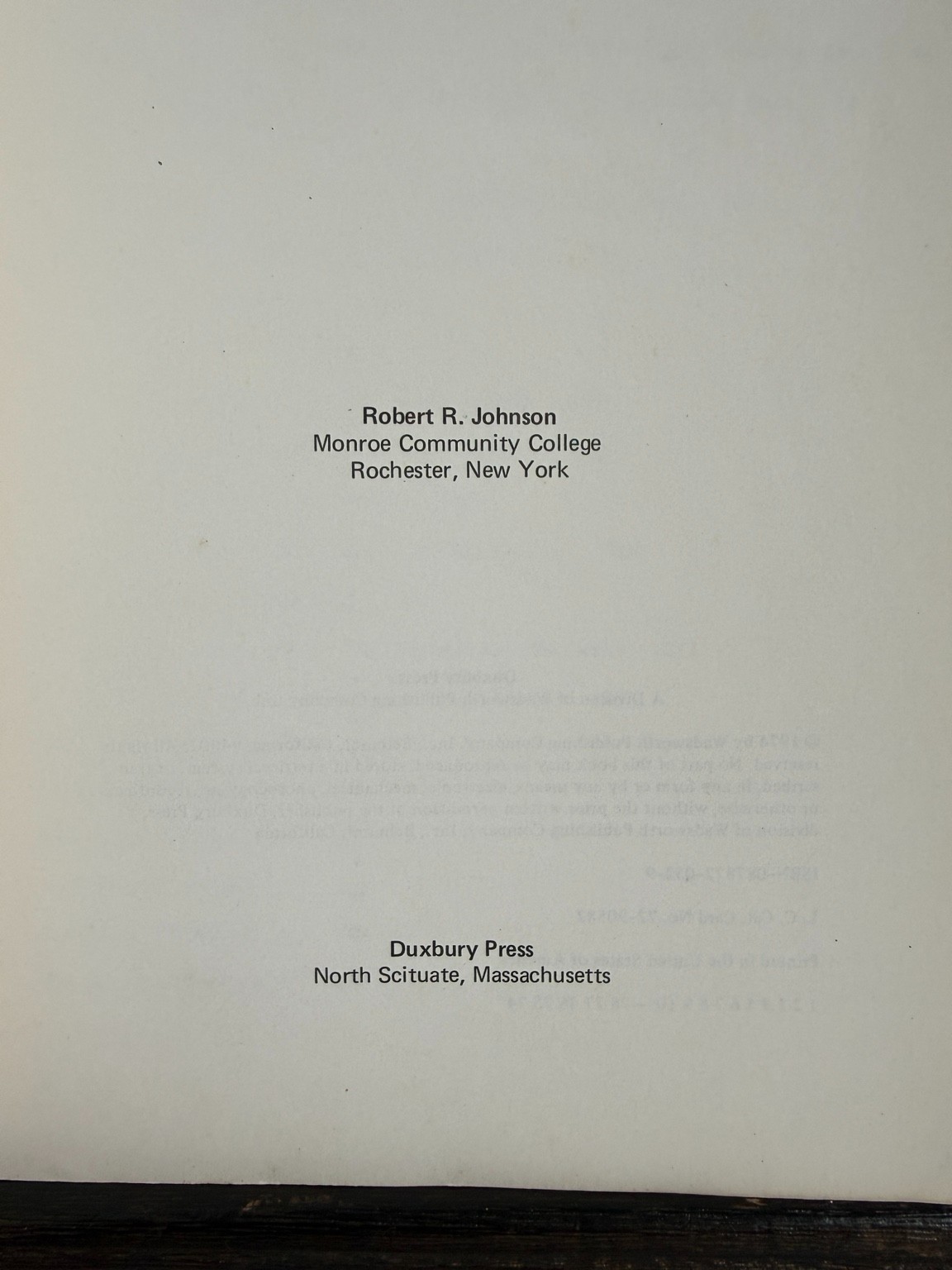 Vintage Elementary Statistics Study Guide (1974) — Robert R. Johnson