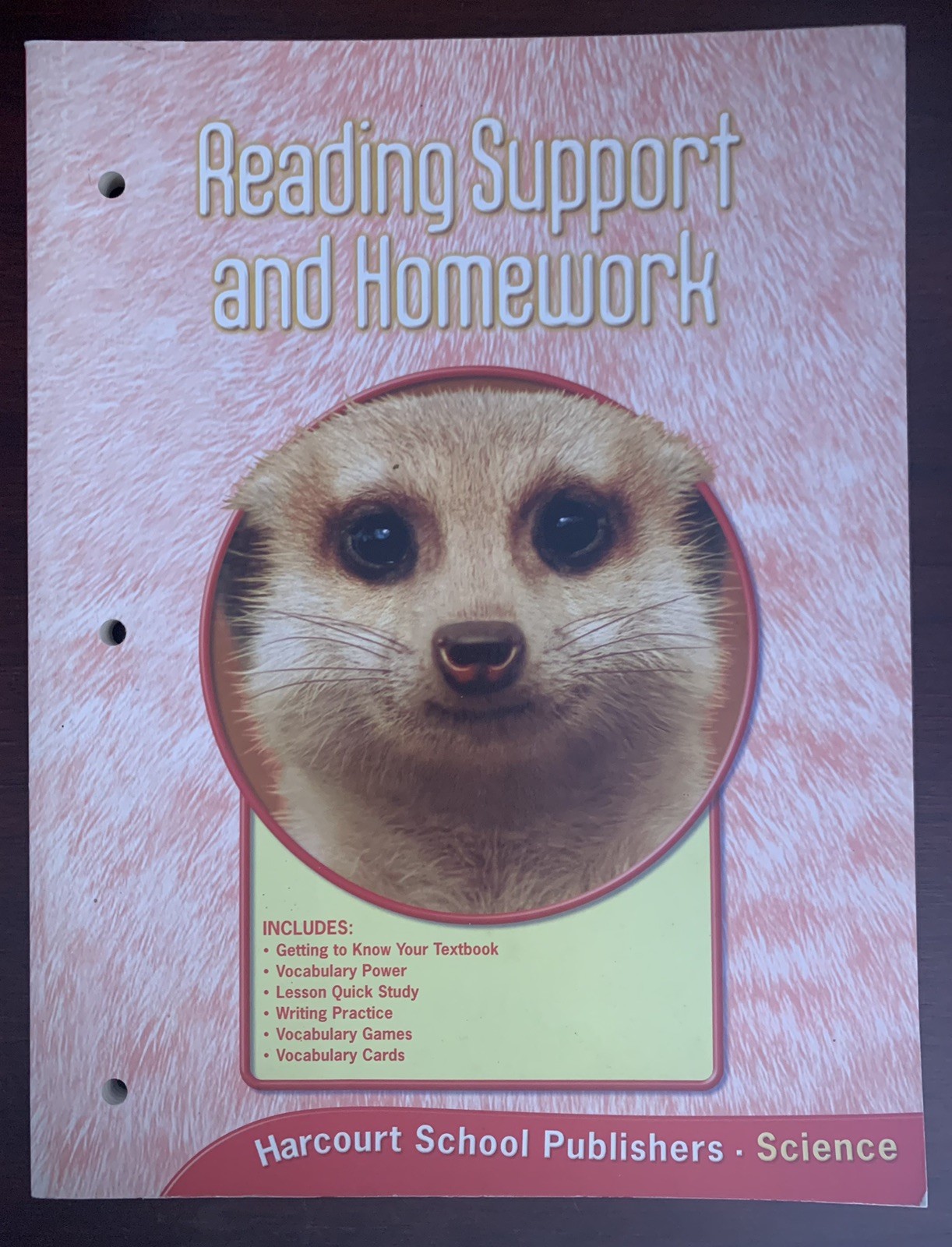 Harcourt Science Grade 2 Workbook- Reading Support And Homework Support