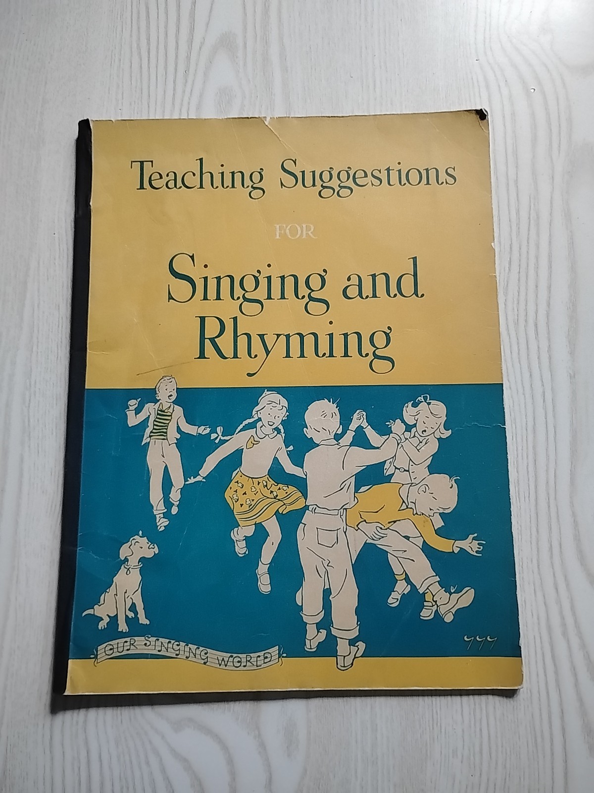 Teaching Suggestions for Singing and Rhyming 1950 Ginn Music Education VTG
