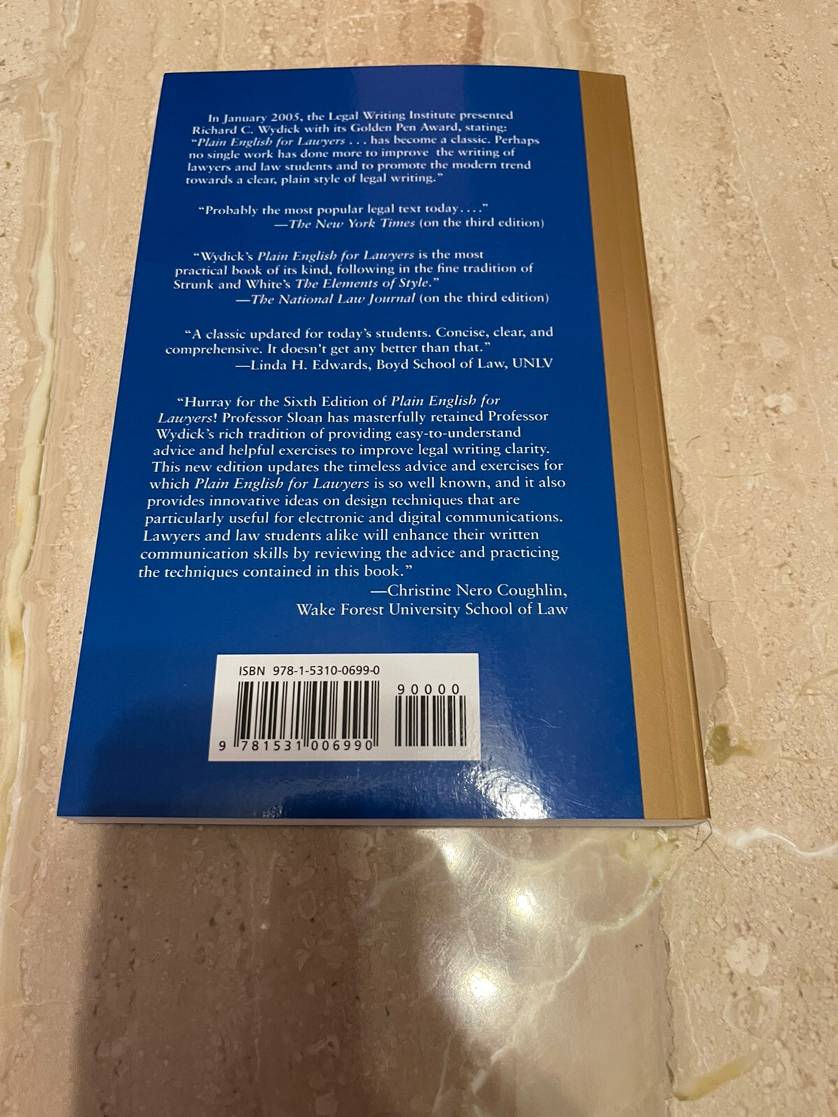 Plain English for Lawyers by Amy E. Sloan and Richard C. Wydick (2019, Trade…