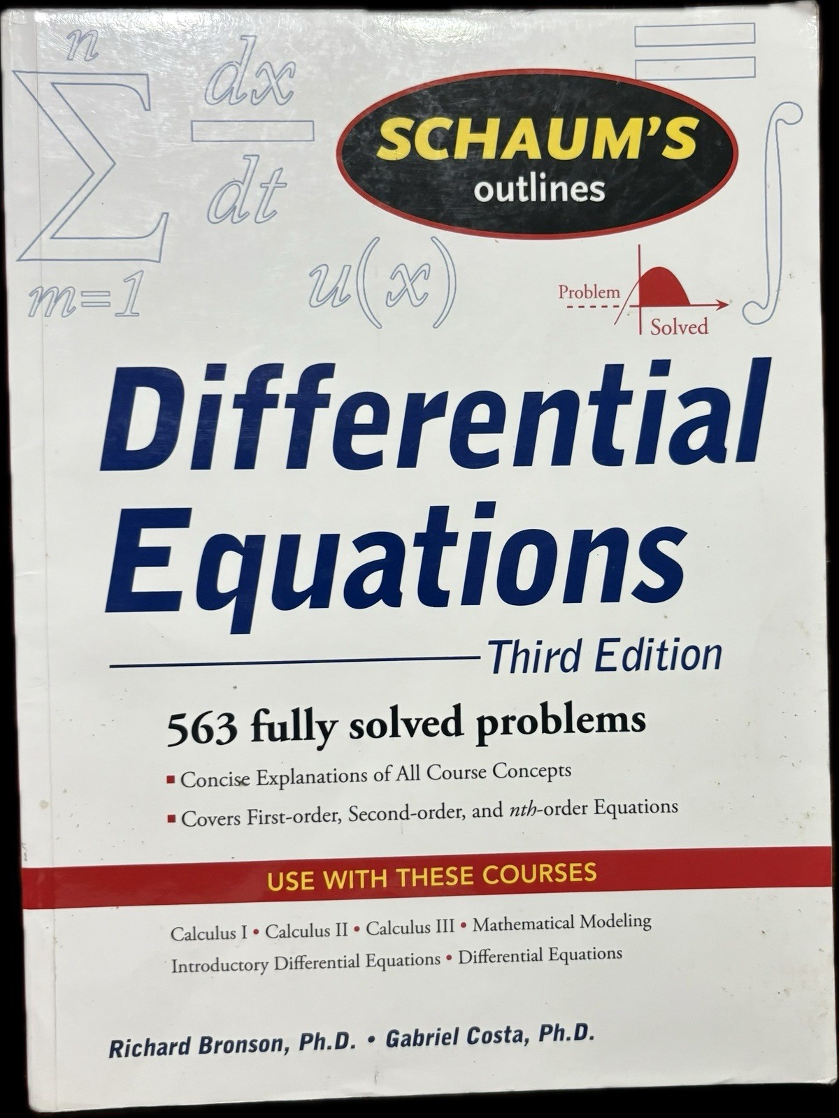 Schaum’s Outline Ser.: Schaum’s Outline of Differential Equations