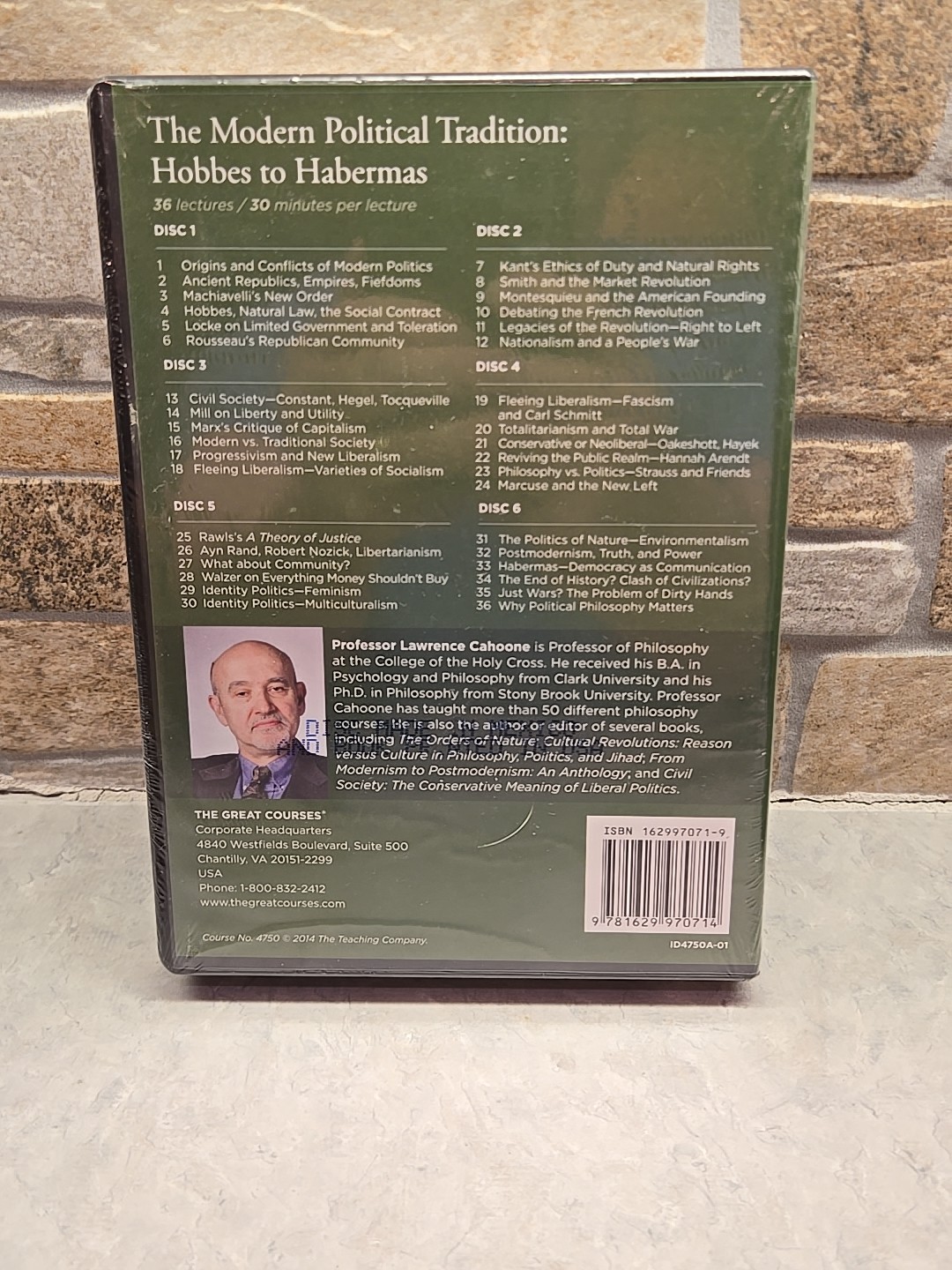 The Great Courses The Modern Political Tradition: Hobbes to Habermas DVD & Book