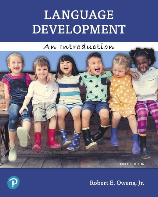 Language Development: An Introduction (10th Edition) – Paperback – VERY GOOD