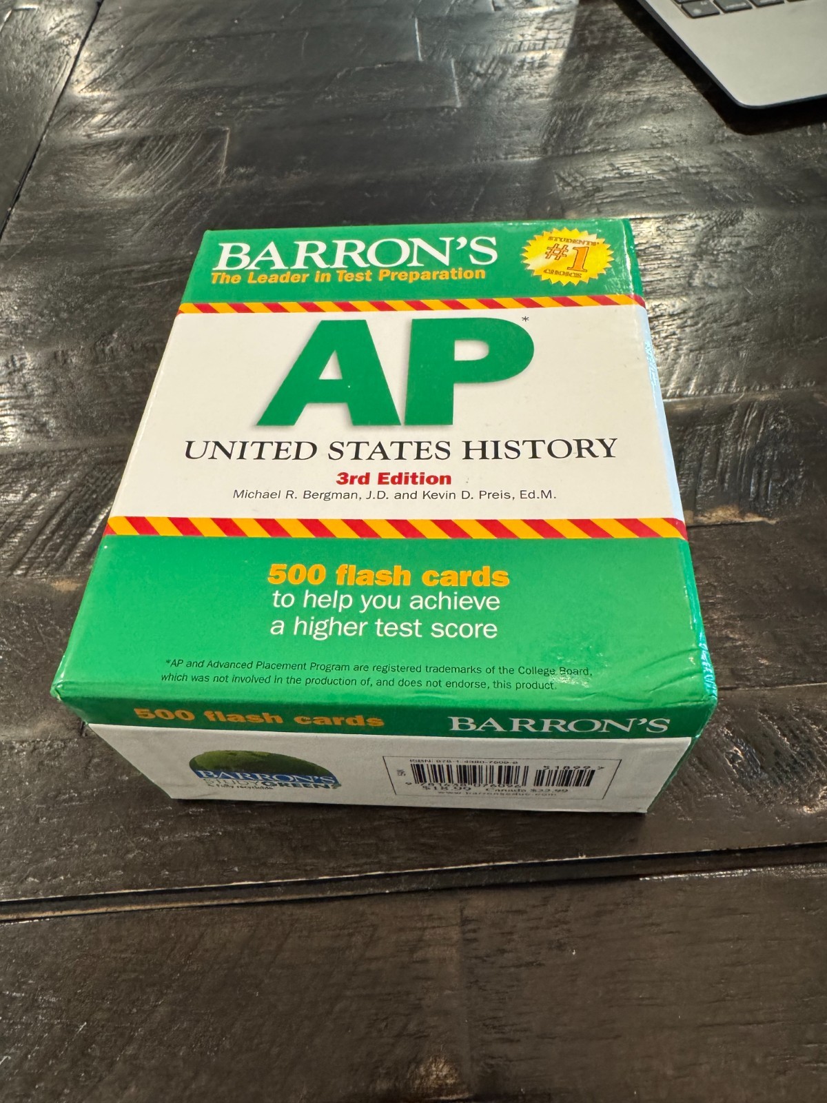 Barron’s Ap Ser.: AP US History Flash Cards by Kevin D. Preis and Michael R….