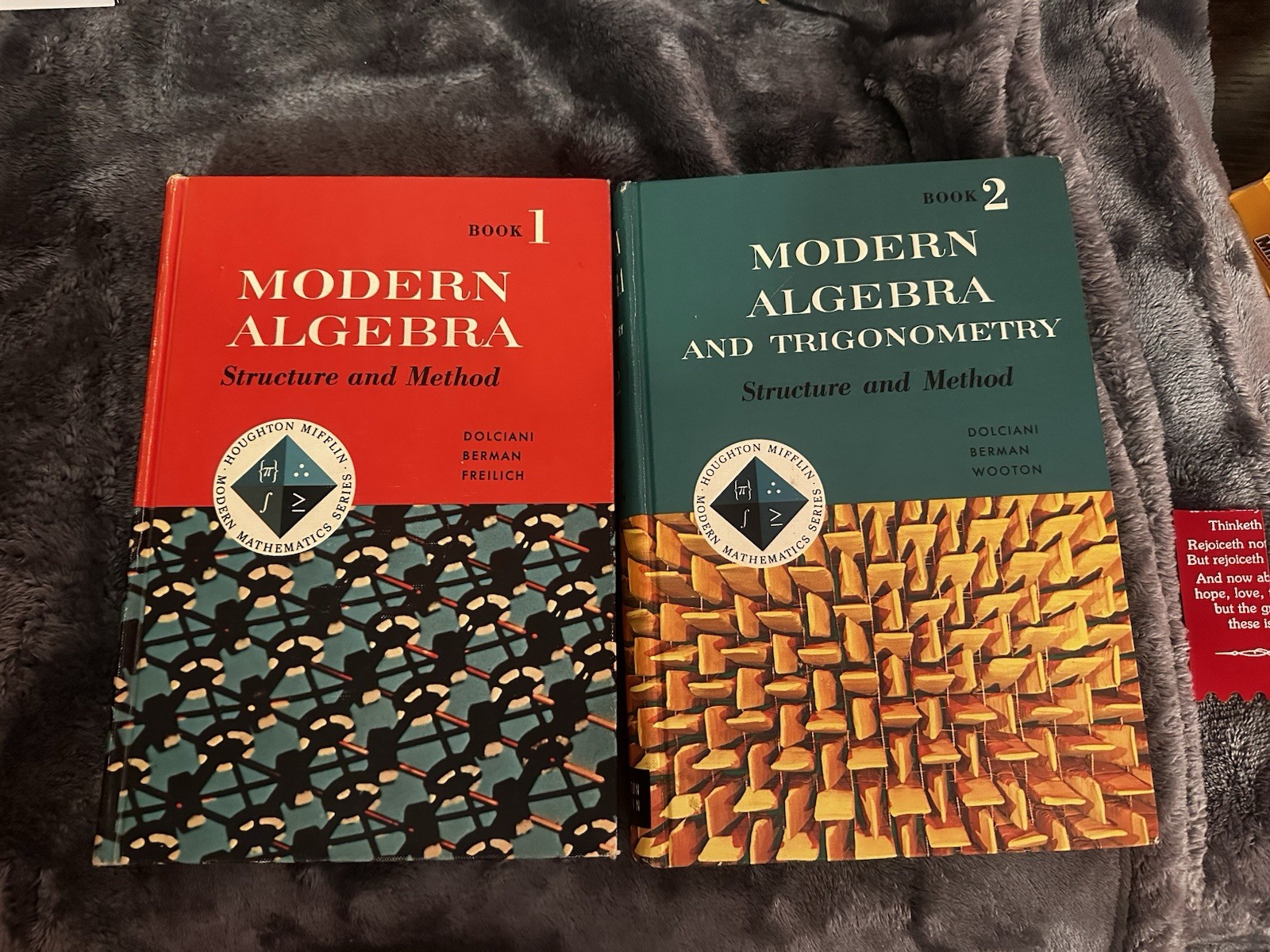 Modern Algebra Structure And Method Book One And Book 2 Dolciani First Editions