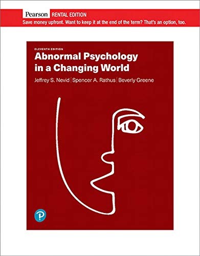 Abnormal Psychology in a Changing World by Nevid