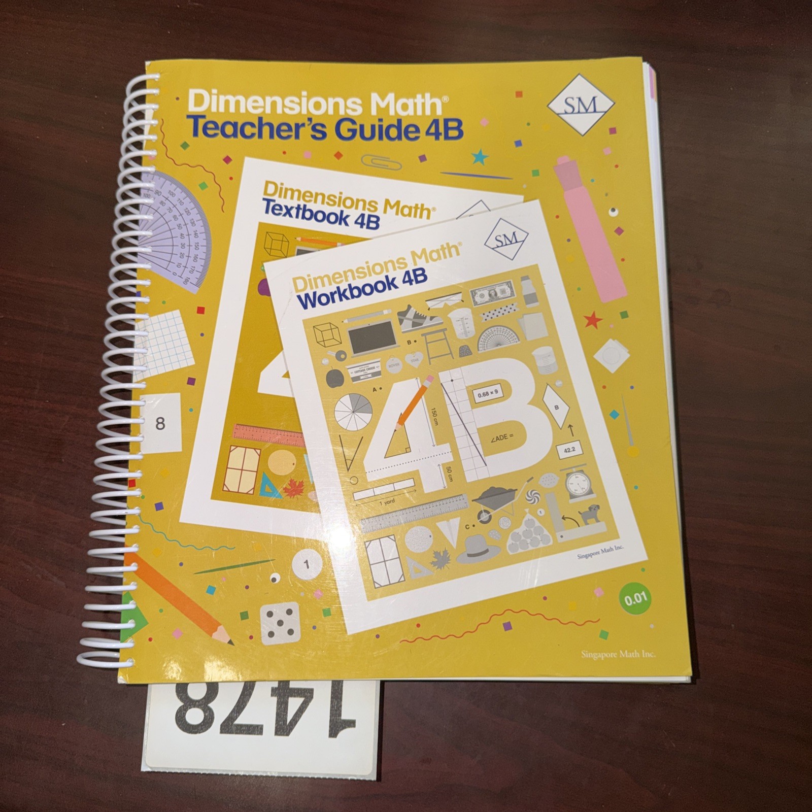 Singapore Math Inc. Dimensions Math Teacher’s Guide 4B | [Spiral-bound]
