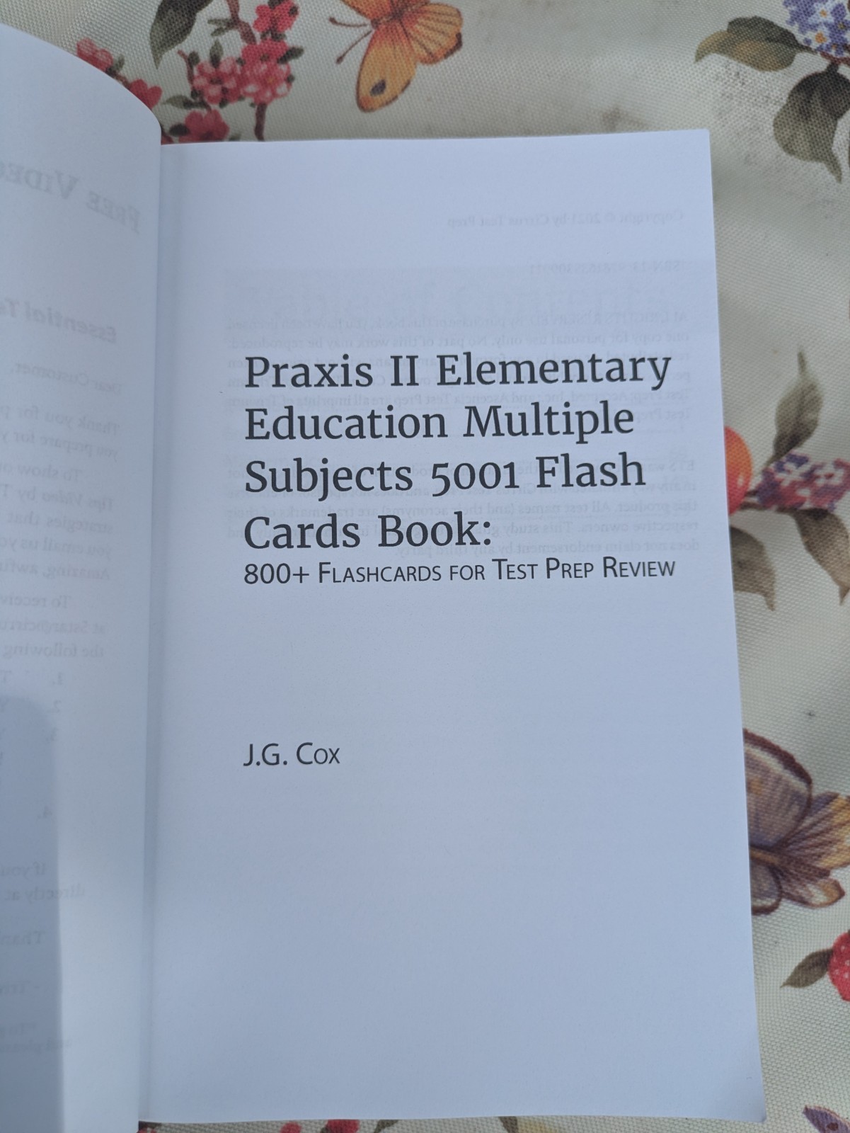 Praxis II Elementary Education Multiple Subjects 5001 Flash Cards Test Prep EUC