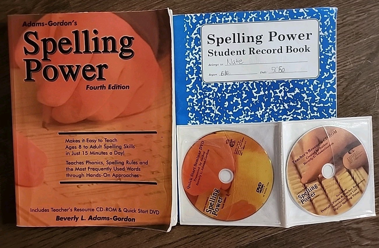 Adams-Gordon’s SPELLING POWER, Fourth Edition with CD-ROM and DVD
