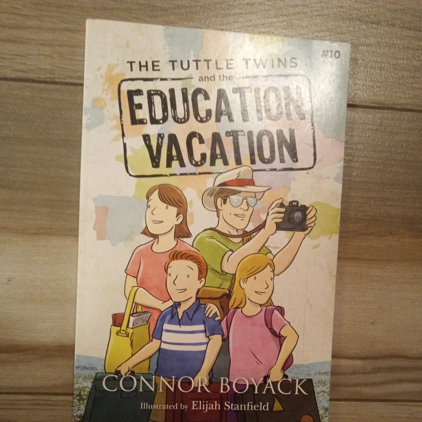 The Tuttle Twins and the Education Vacation book Connor Boyack