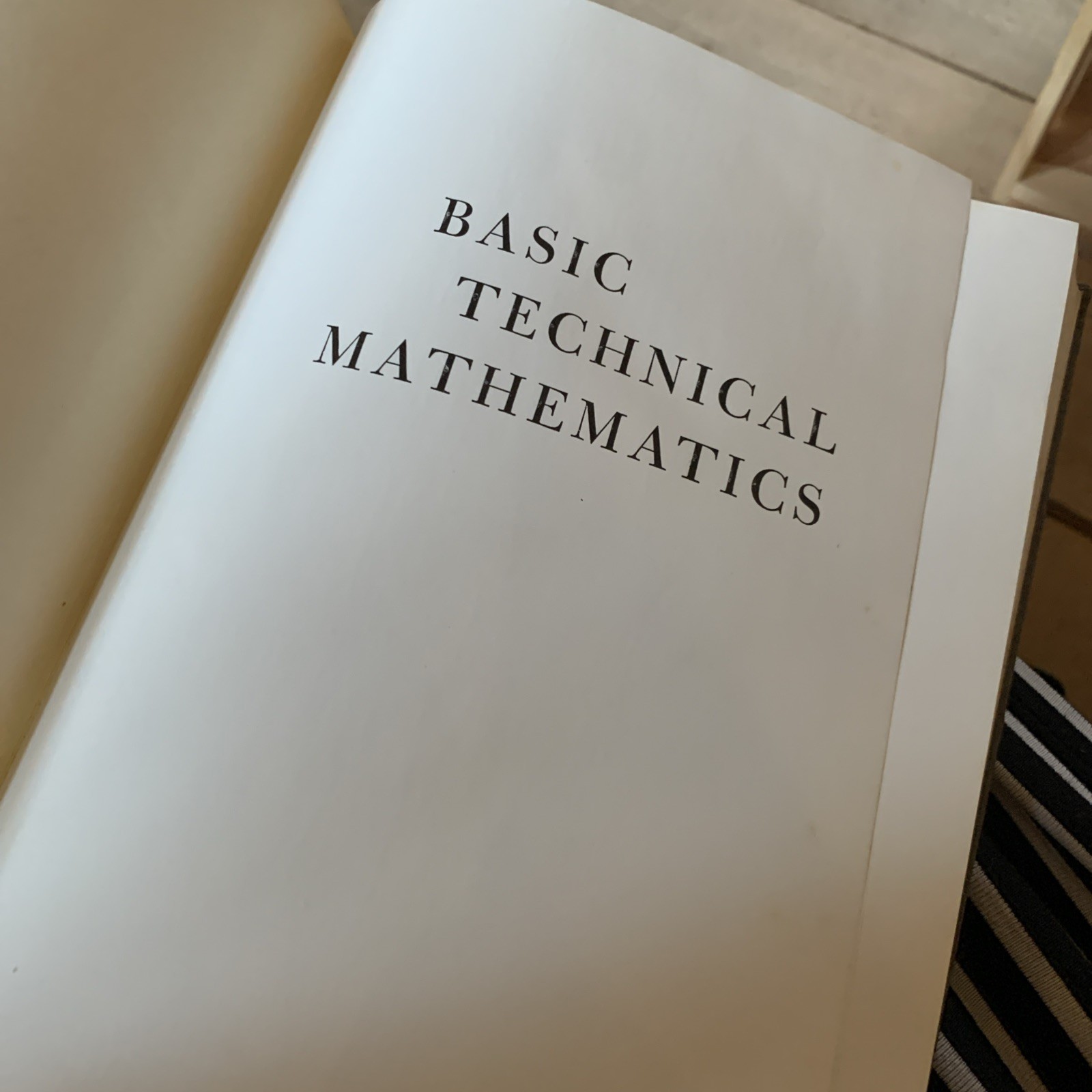 Basic Technical Mathematics Hardcover Allyn Washington 1964 Addison-Wesley Book