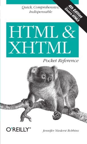 HTML and XHTML Pocket Reference 4e, Robbins, Jennifer N