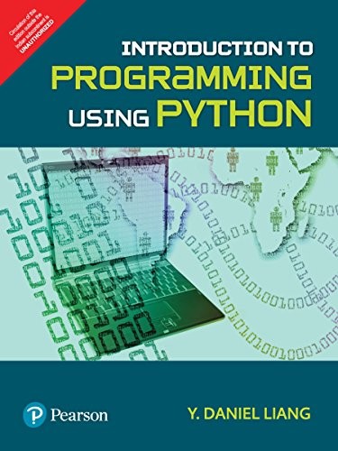 Introduction To Programming Using Python, PEARSON INDIA