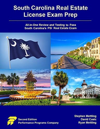 South Carolina Real Estate License Exam Prep: All-in-One Review and Testi – GOOD