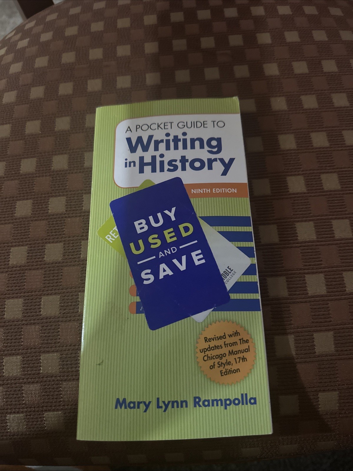 A Pocket Guide to Writing in History 9e Paperback By Rampolla, Mary Lynn – GOOD
