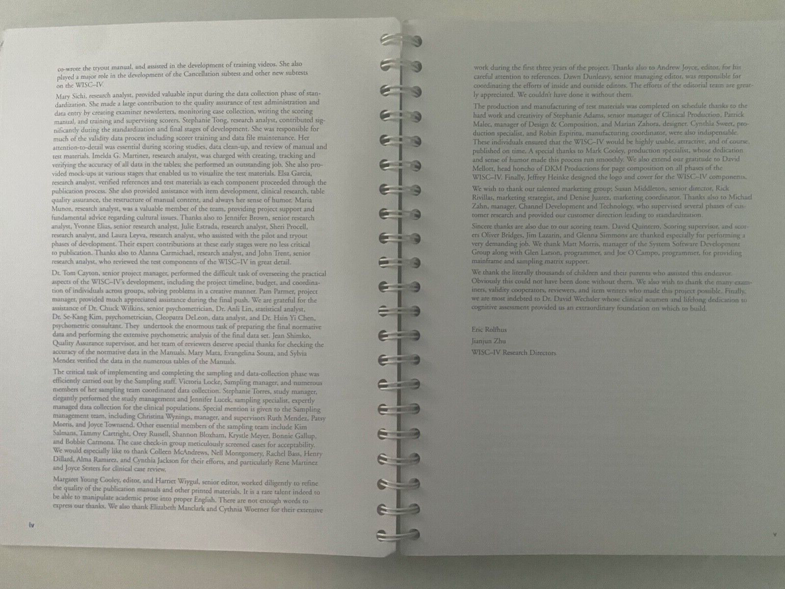 WISC-IV Integrated Technical and Interpretive Manual by David Wechsler 4th Ed.