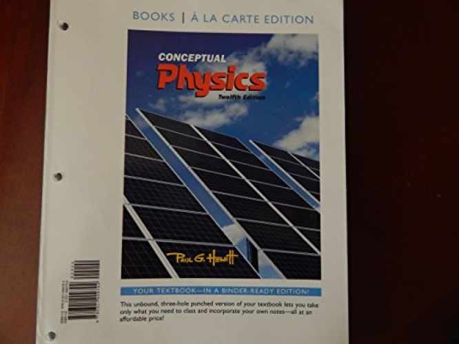 Conceptual Physics – Loose Leaf, by Hewitt Paul – Good
