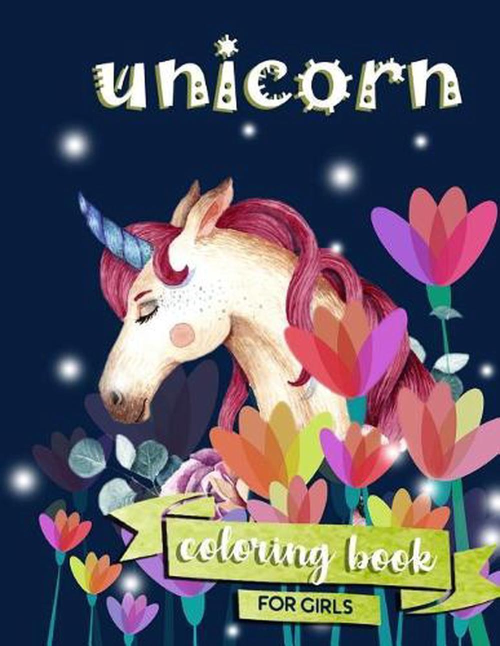 Unicorn Coloring Book: For Girls 100 coloring pages, 8.5 x 11 inches by Zone365