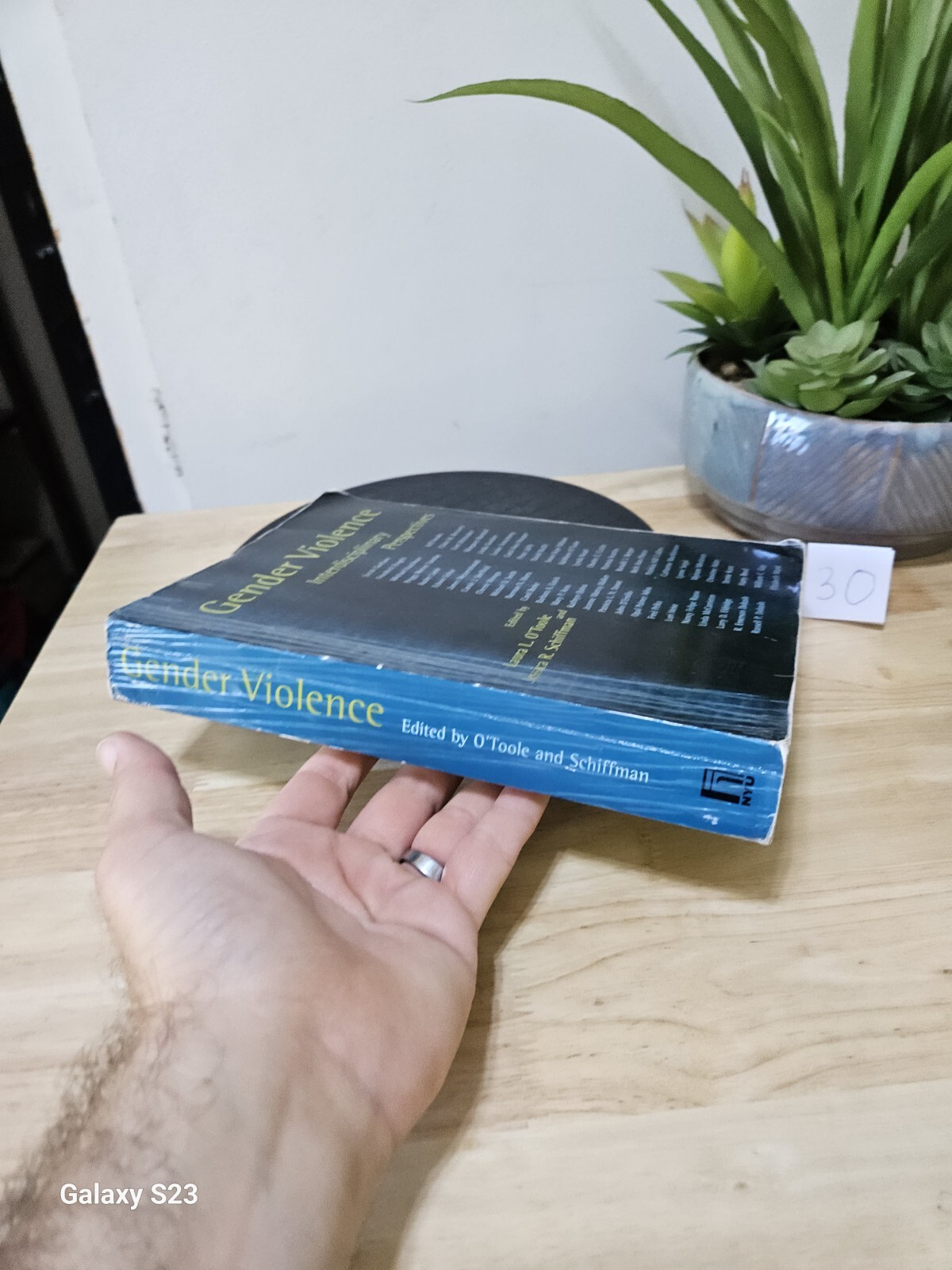 Gender Violence: Interdisciplinary Perspectives By Laura O’Toole 1997 Softcover
