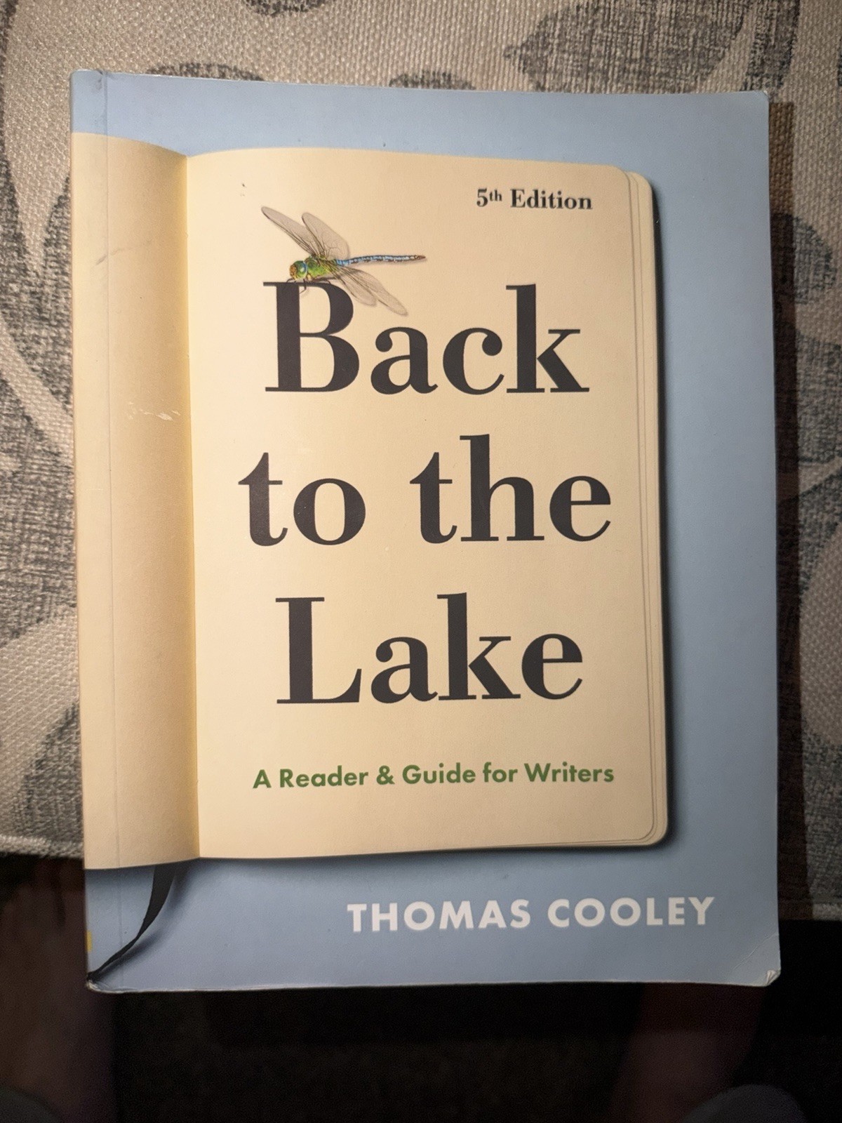Back to The Lake by Thomas Cooley (2019 Trade Paperback Book)