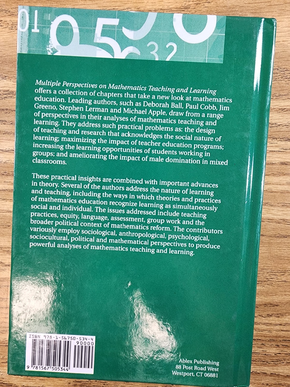 Multiple Perspectives on Mathematics Teaching and Learning by Jo Boaler