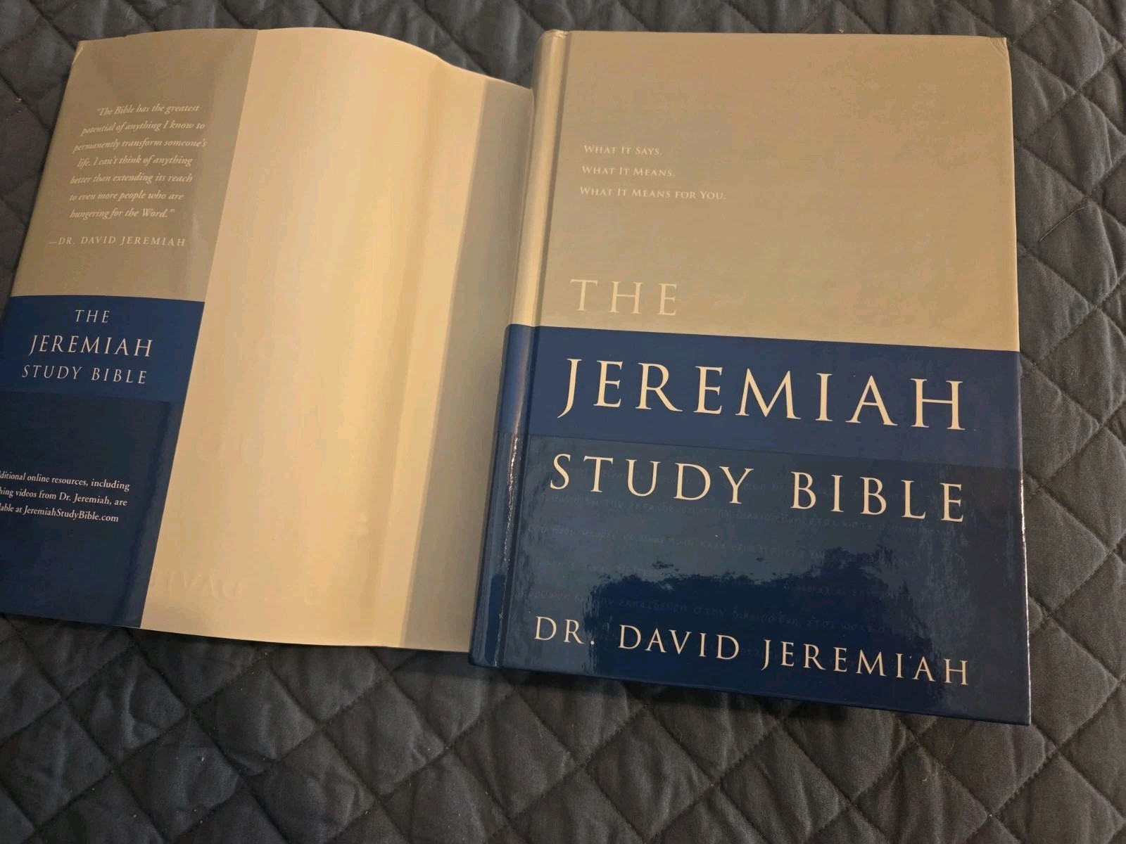 The Jeremiah Study Bible-NIV: What It Says. What It Means. What It Means for You