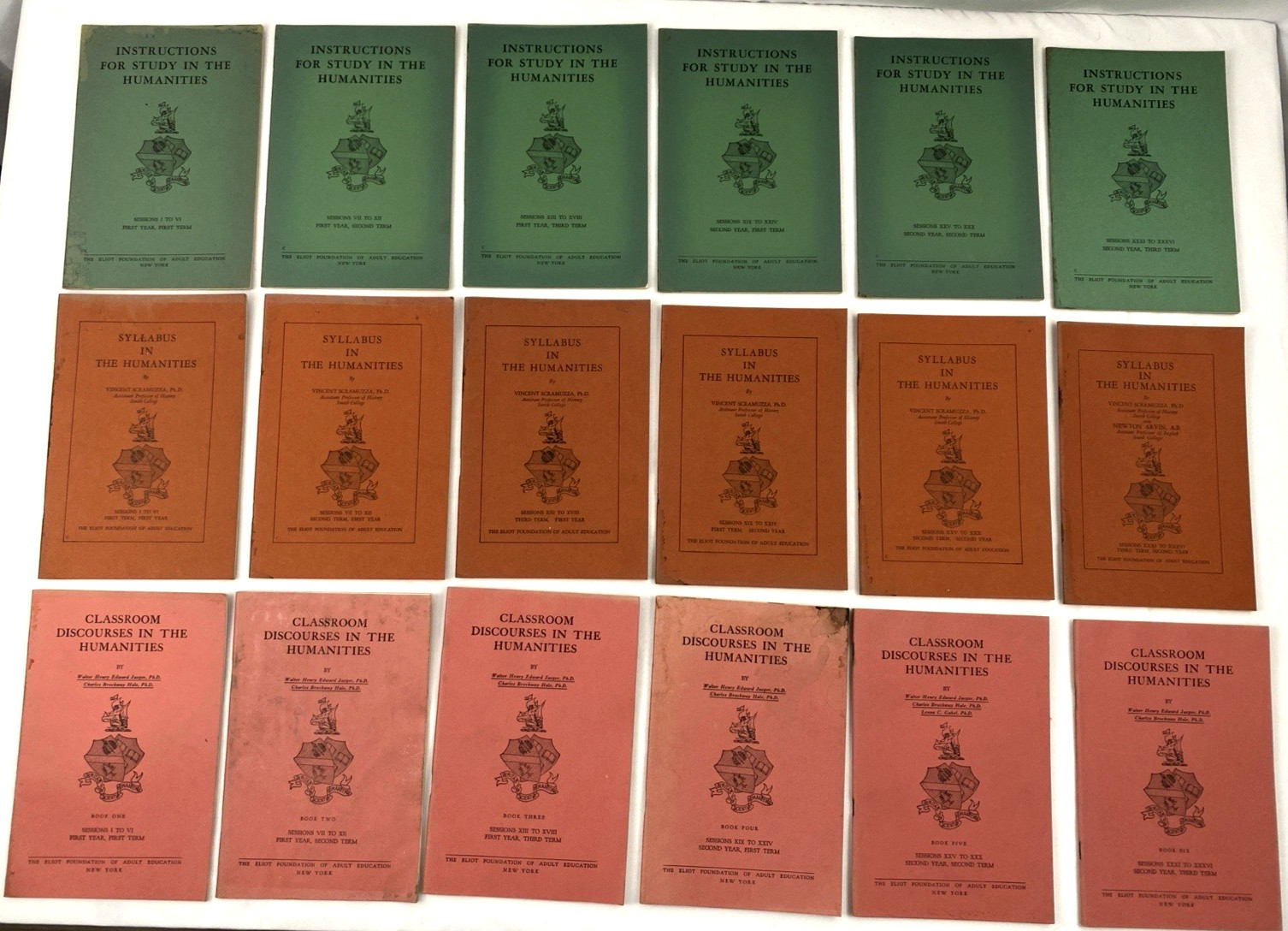 Vintage Humanities Study Set 18 Booklets Syllabus Classroom Discourses Education